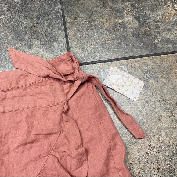 NEW! Women’s Free People Desert Rose Overlap Wrap Style Skirt Size 12 W/Tags - Picture 3 of 5